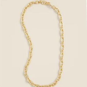 NWT J. Crew Signature Gold Link Necklace